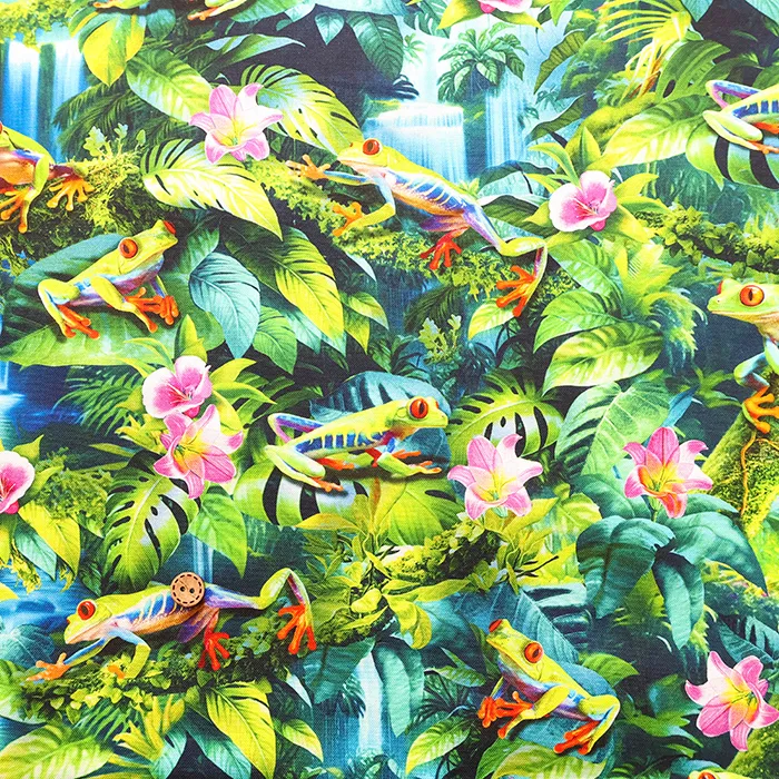 USAコットンプリント生地 TIMELESS TREASURES Frog