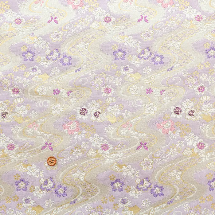金襴 流水蝶
