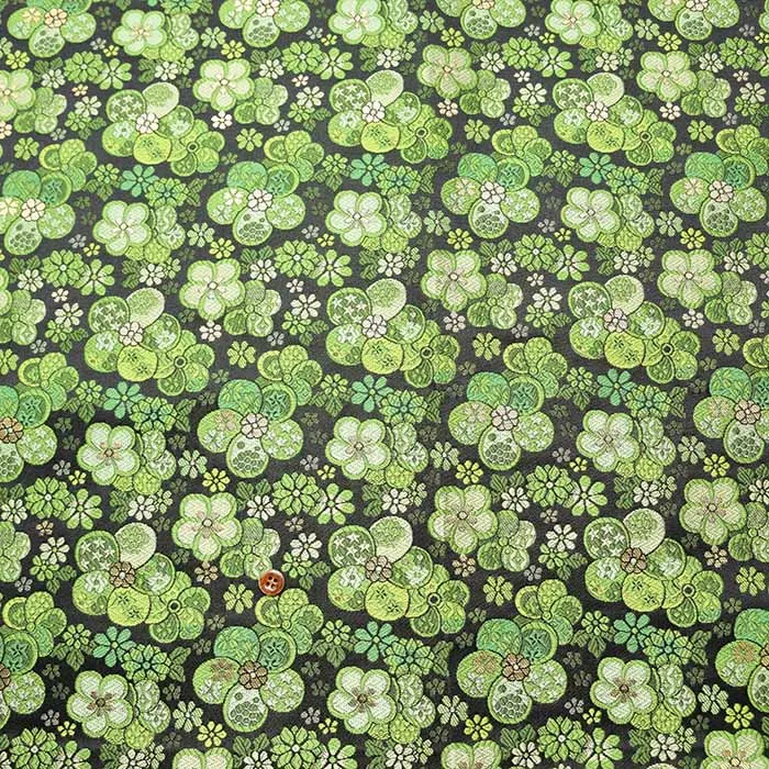 金襴 梅小花