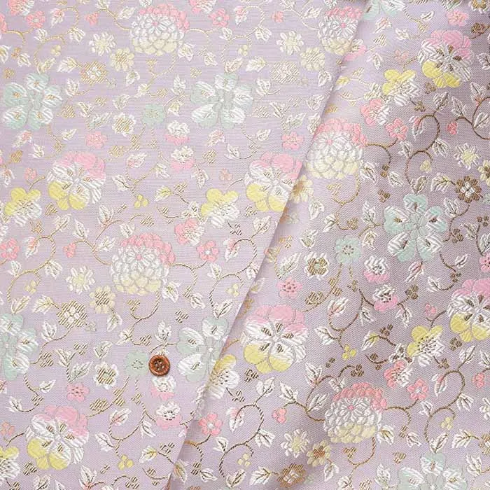 金襴 春の花