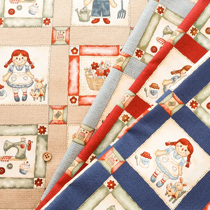 コットンスケアプリント生地 John&Emily GRACE
