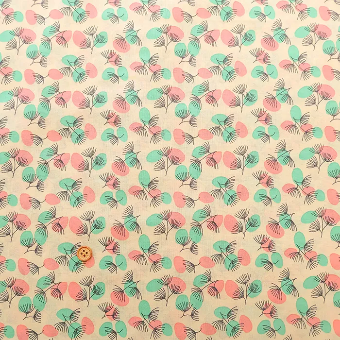 韓国製 コットン60ローンプリント生地 MAISON bornne BY BENEBENE わたげ