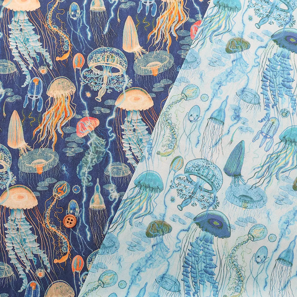 USAコットンプリント生地 WINDHAM FABRICS Jelly fish