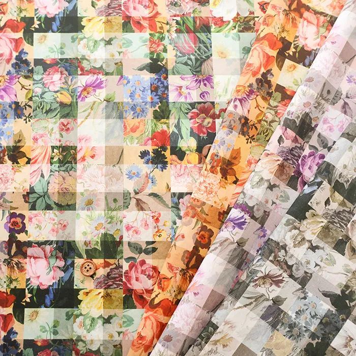 LIBERTY リバティ コットンタナローンプリント生地 Arechive Gingham
