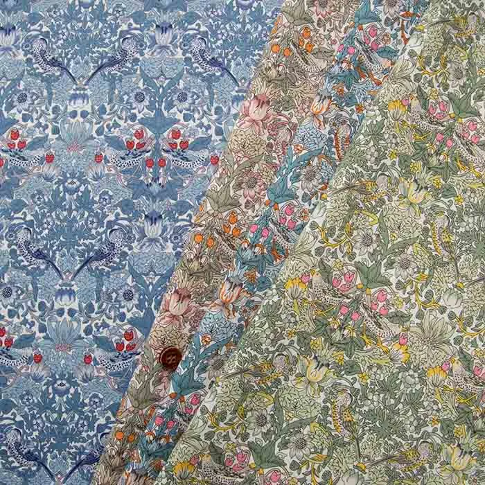 LIBERTY リバティコットンローンプリント生地 2020s/s Strawberry Thief spring