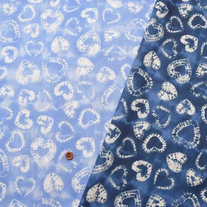 イタリア製 Liberty Fabrics 2023A/W Liberty In Love Tie Dye Hearts