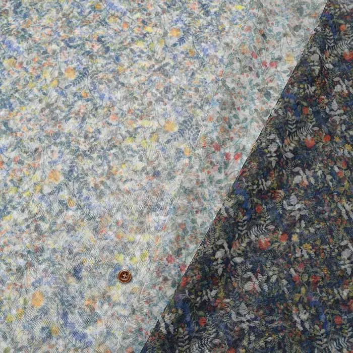 Liberty Fabrics 2023S/S Recycled Polyester Tulle Heidi Meadow