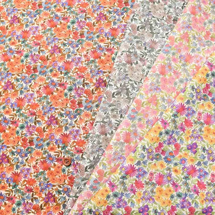イタリア製 Liberty Fabrics 2023S/S LIBERTY FLOWER MARKET Sandra Spring