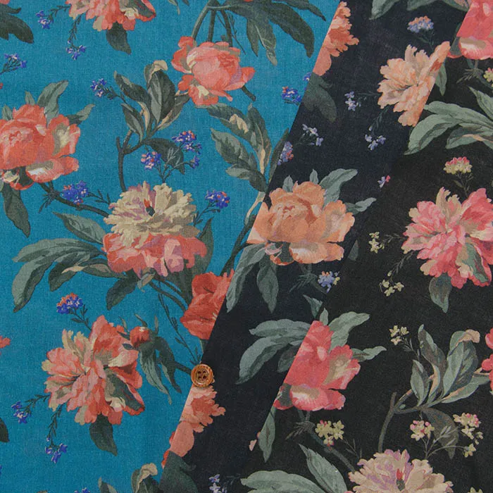 LIBERTY リバティ リヨセルローンプリント Decadent Blooms