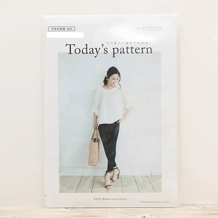 パターン・型紙 Today`s Pattern リボンスリーブブラウス