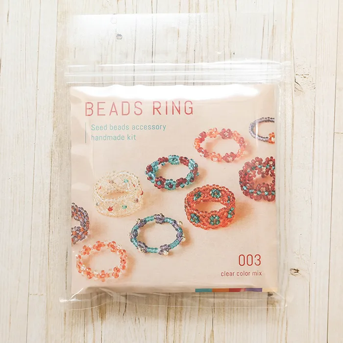 BEADS RINGキット クリアカラーミックス