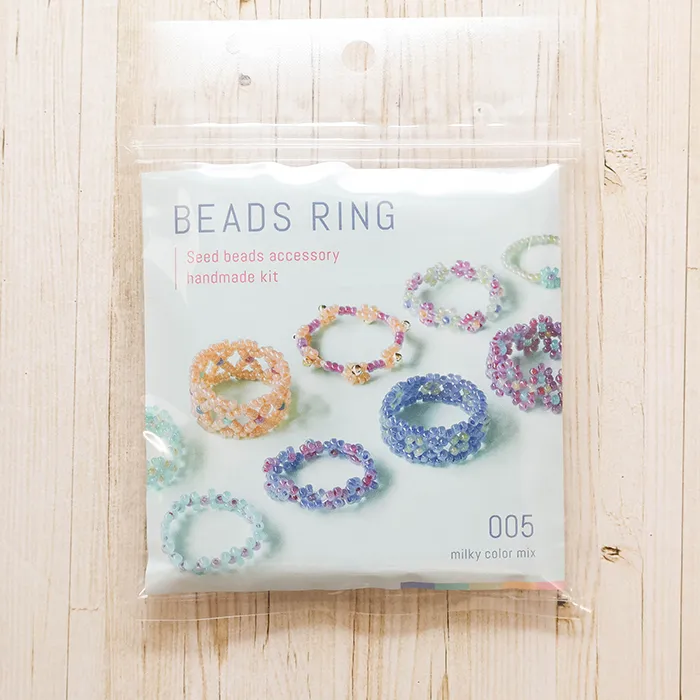 BEADS RINGキット ミルキーカラーミックス