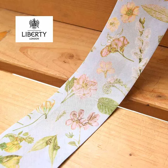 LIBERTYバイアステープ 両折れ 45mm幅 Floral Eve