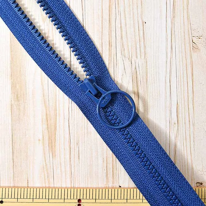 ビスロンファスナー80cm リング付き オープン