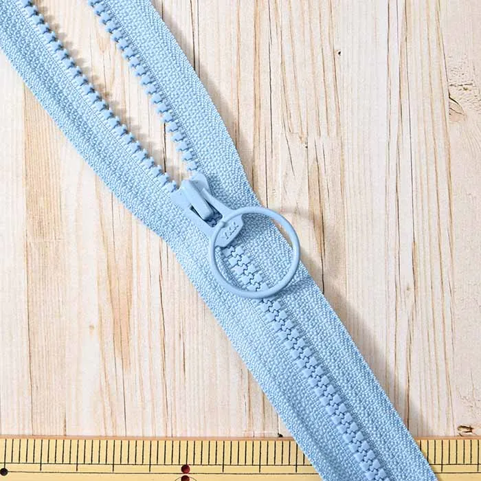 ビスロンファスナー80cm リング付き オープン