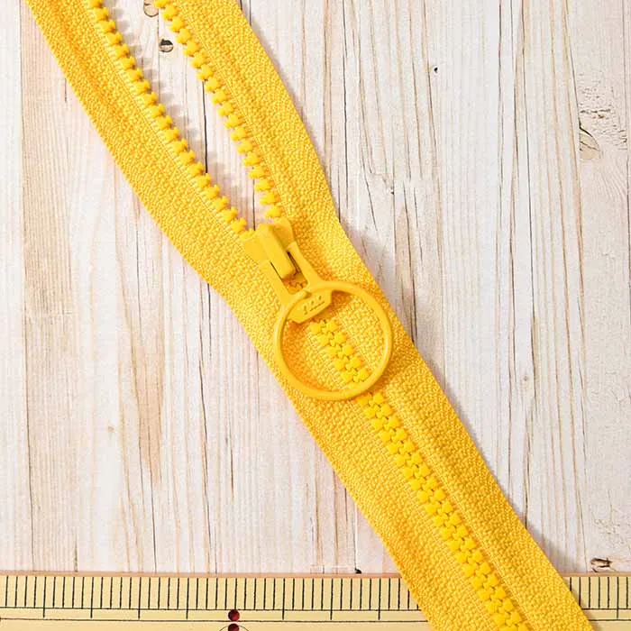 ビスロンファスナー80cm リング付き オープン
