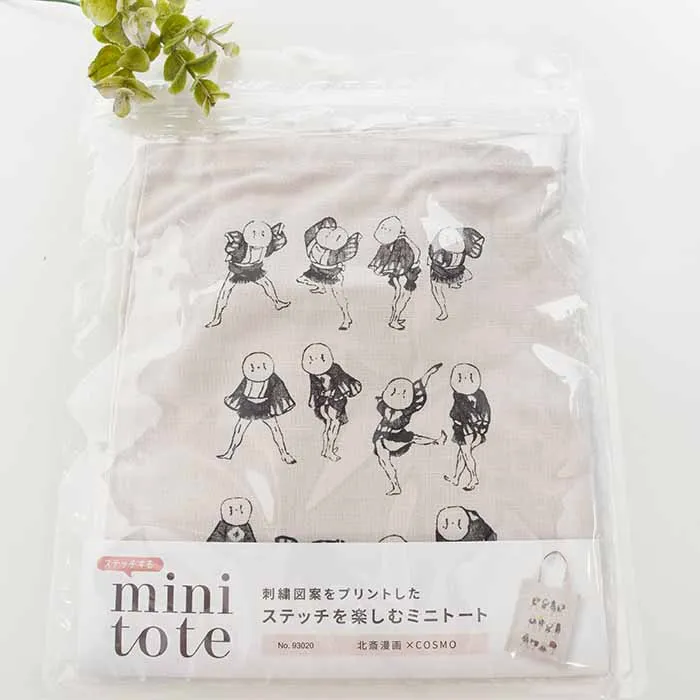 mini tote 北斎漫画
