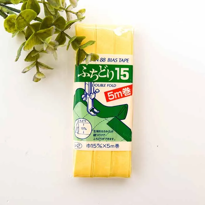 バイアステープ15mm ふちどり
