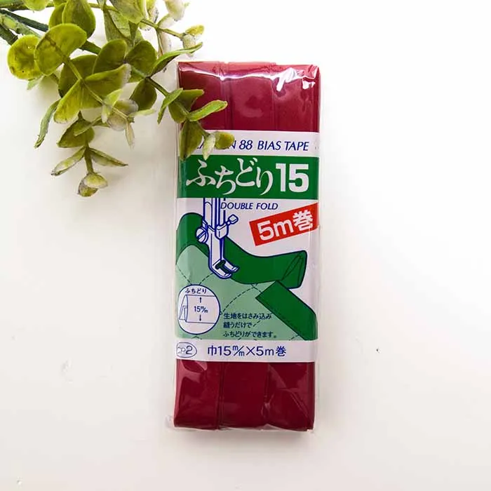 バイアステープ15mm ふちどり