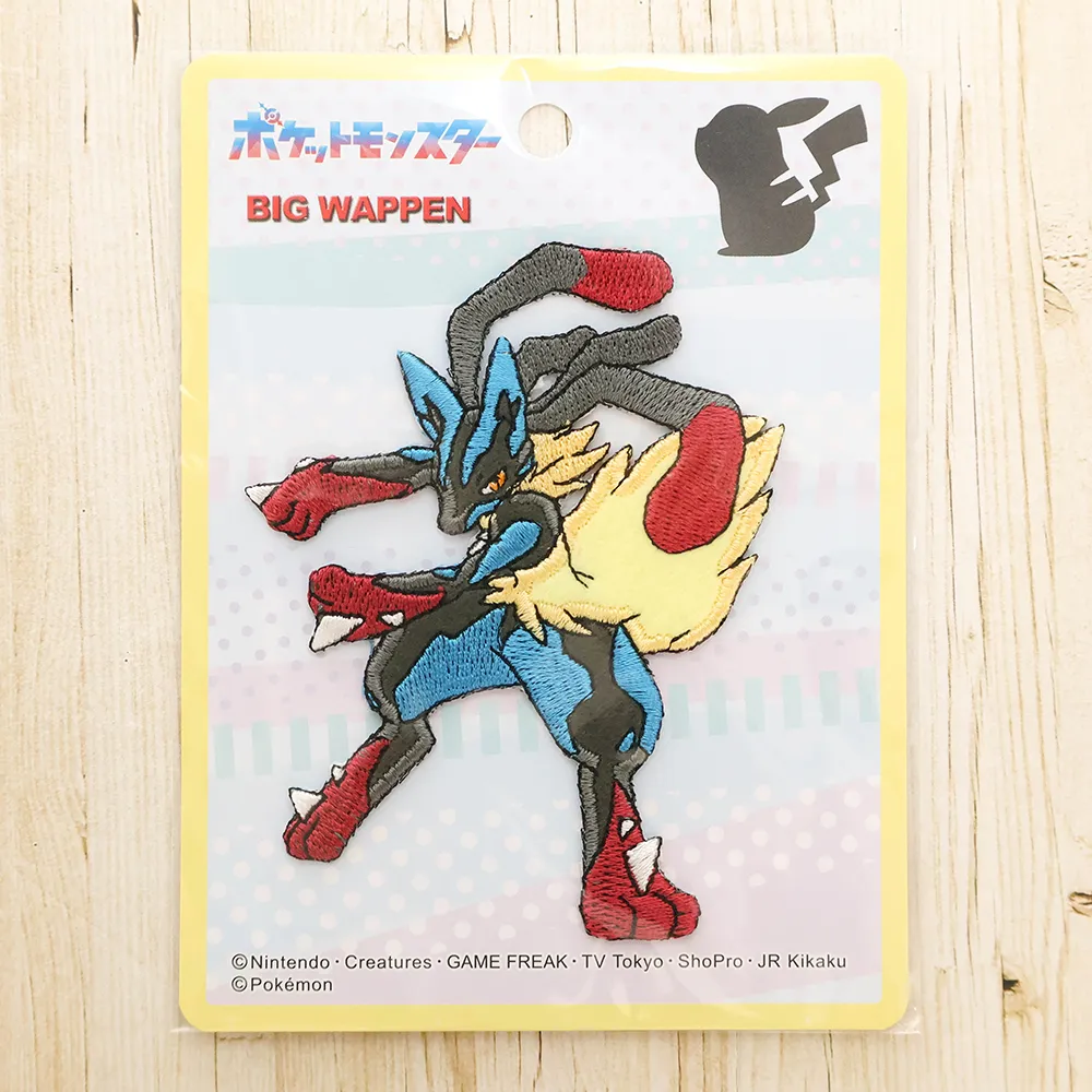 ビッグワッペン ポケットモンスター メガルカリオ