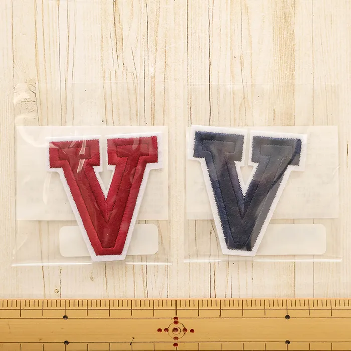 アイロンワッペン アルファベット V