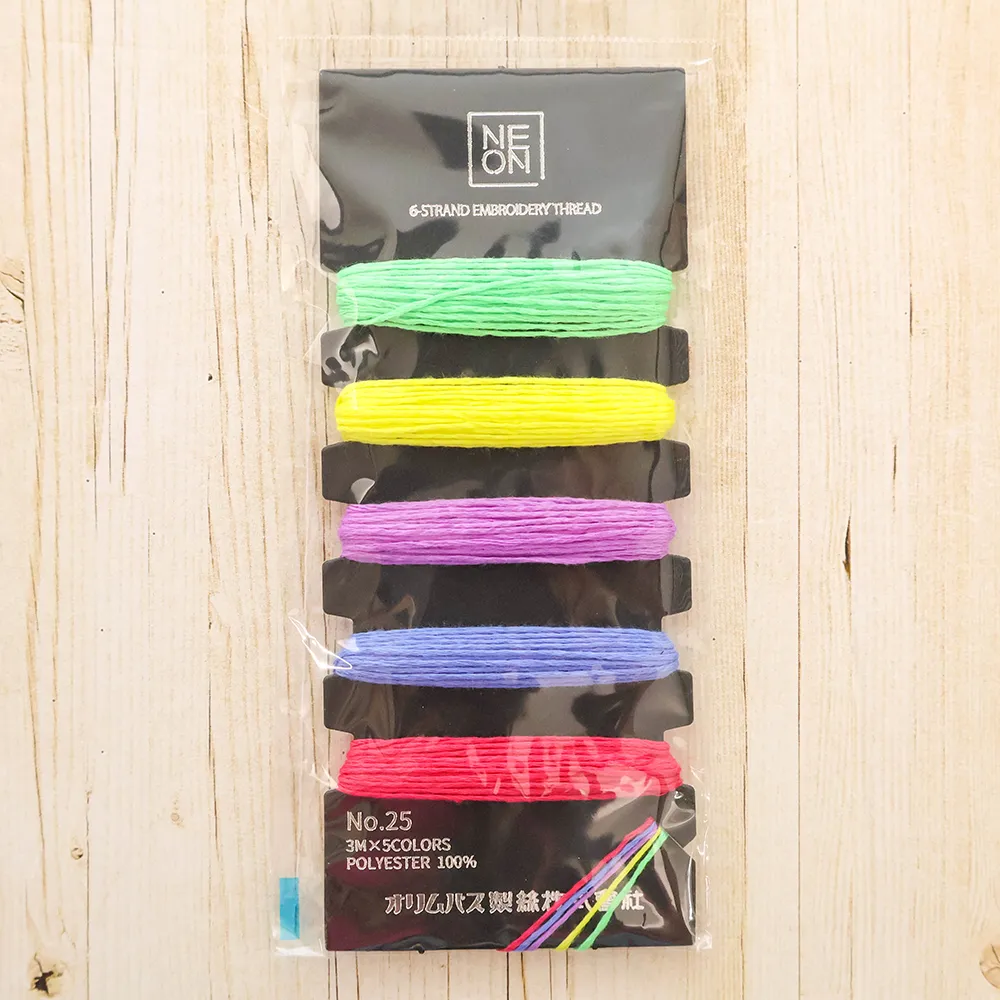 NEON 刺繍糸セット ミネラル