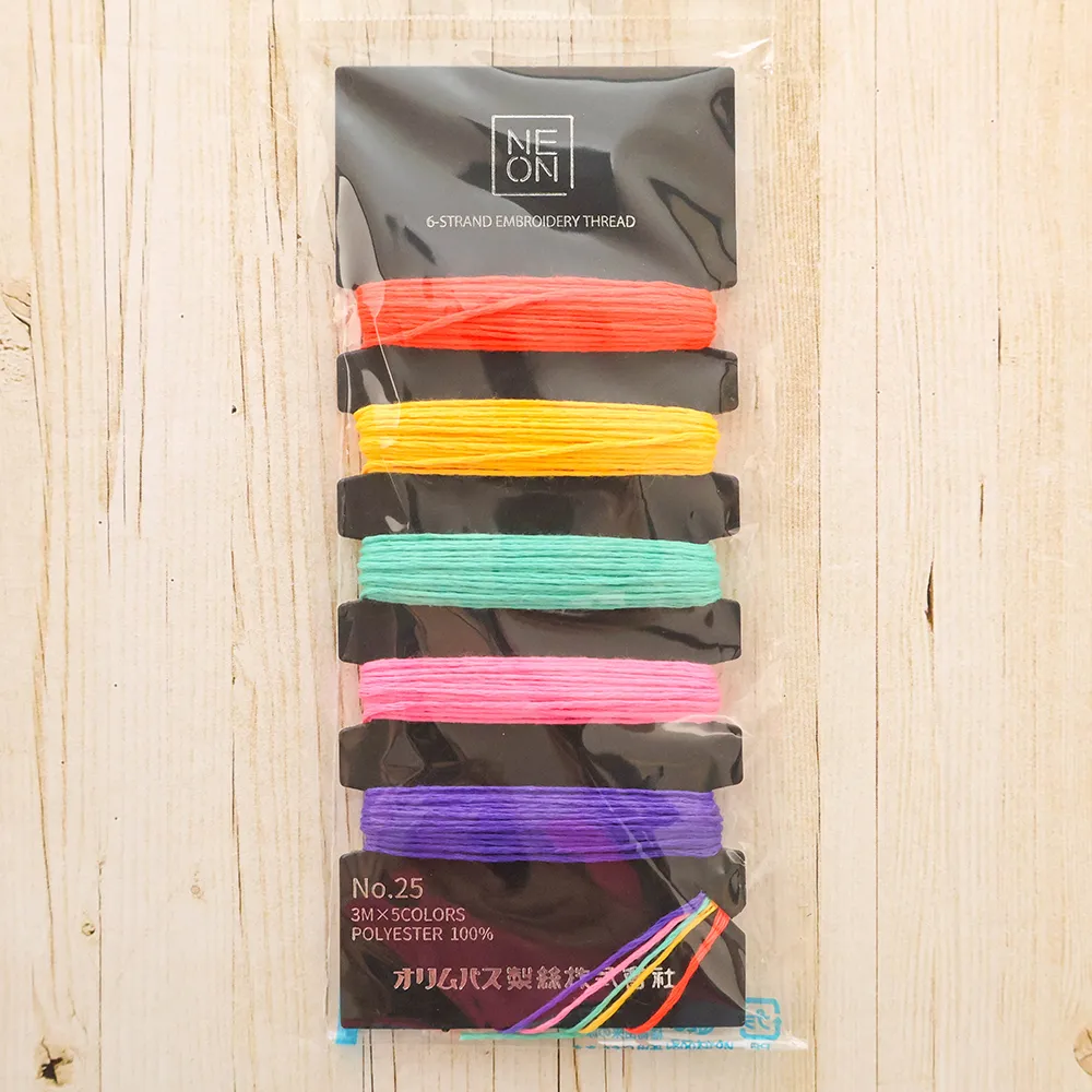 NEON 刺繍糸セット ナイトマーケット