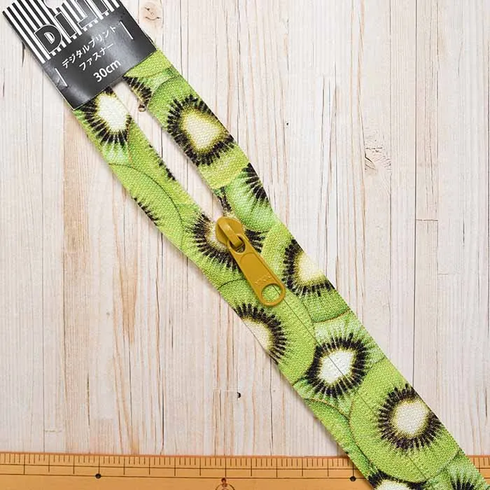 インクジェットファスナー30cm キウイ
