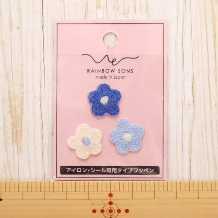 2wayワッペン REINBOW SONS 花