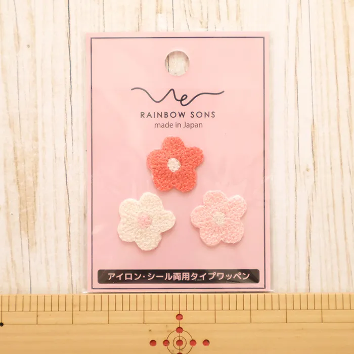 2wayワッペン REINBOW SONS 花