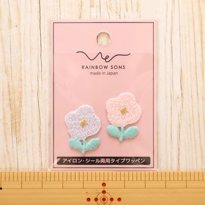2wayワッペン REINBOW SONS 花