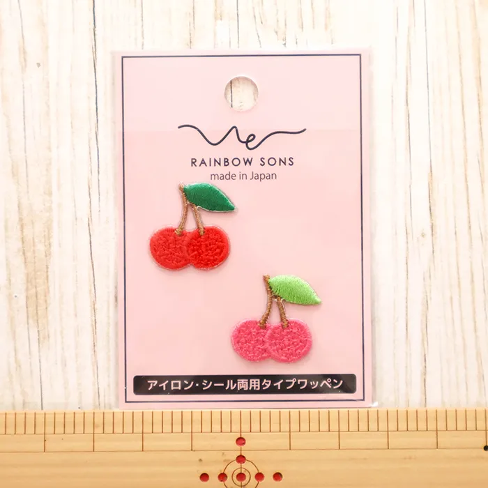 2wayワッペン REINBOW SONS さくらんぼ