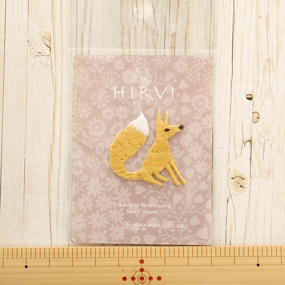 2wayワッペン HIRVI おすましキツネ