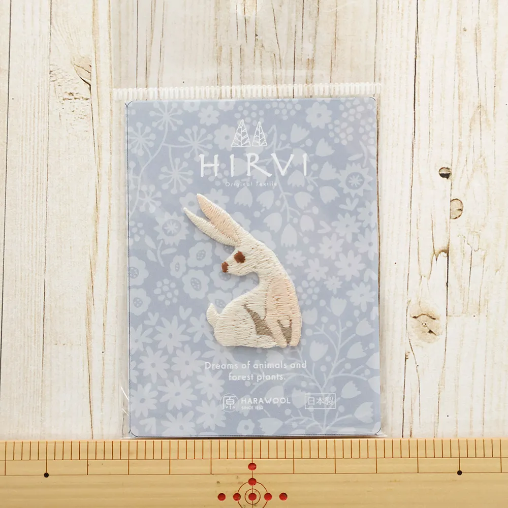 2wayワッペン HIRVI あっちのうさぎ