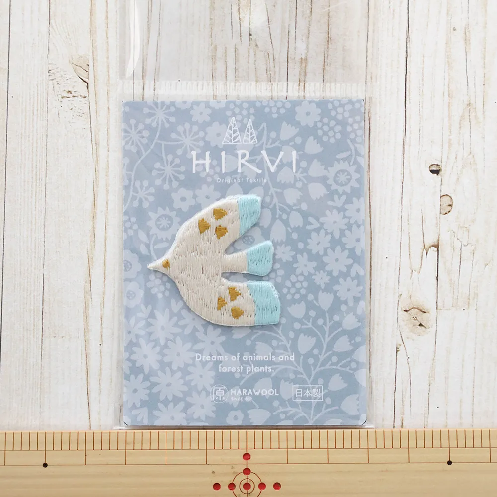 2wayワッペン HIRVI 空飛ぶカモメ
