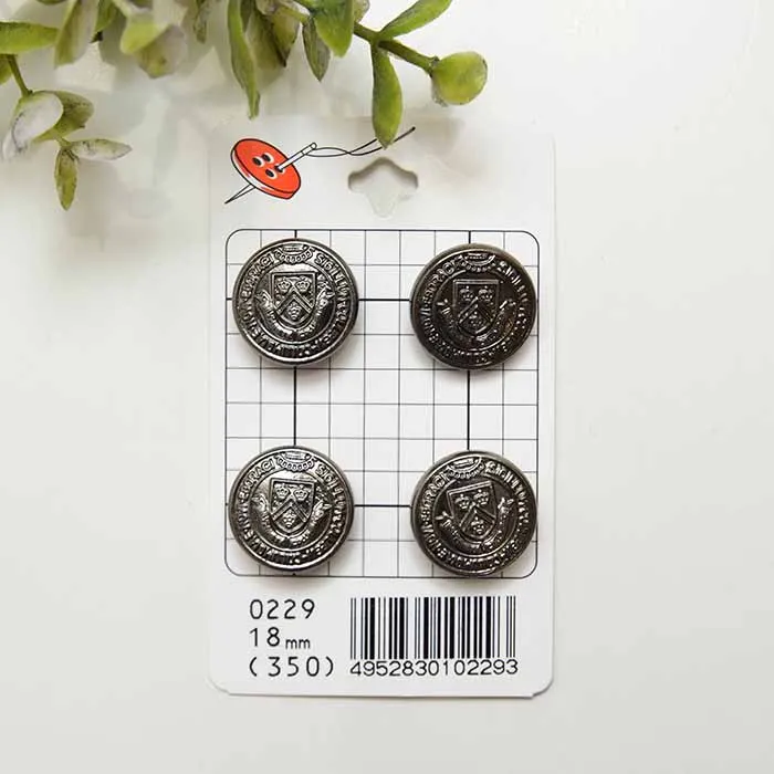 プラスチックボタン 18mm