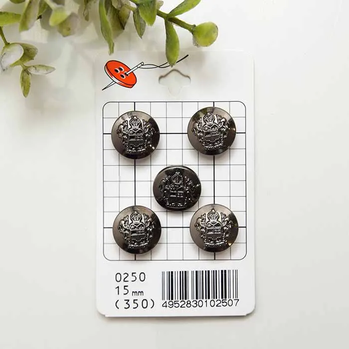 プラスチックボタン 15mm