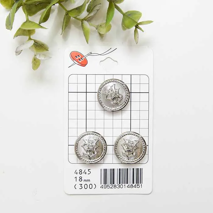 プラスチックボタン 18mm