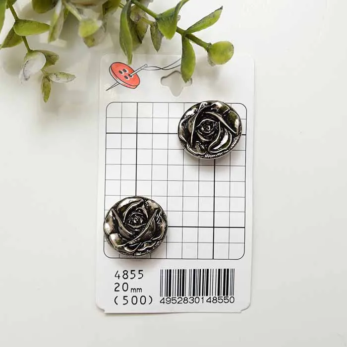 プラスチックボタン 20mm