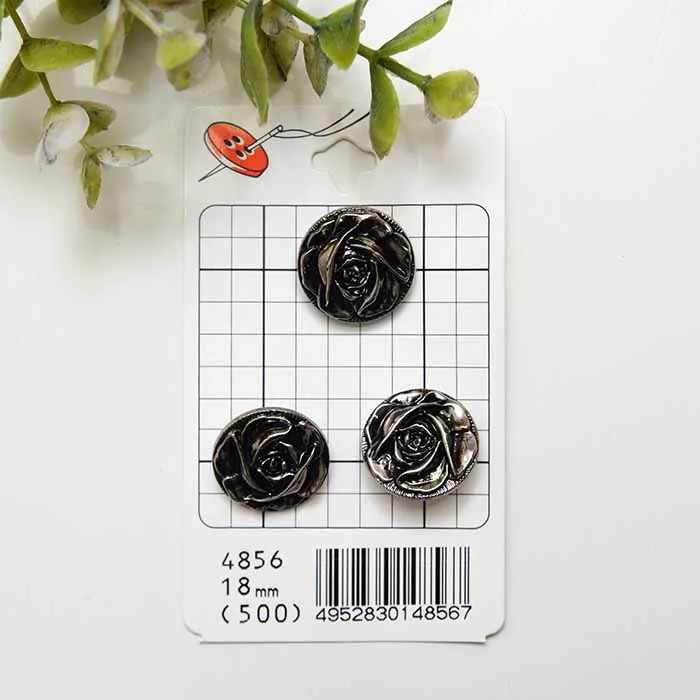 プラスチックボタン 18mm