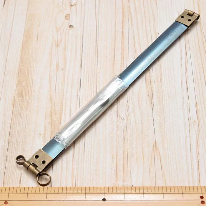 バネ口金 カン付き 15cm