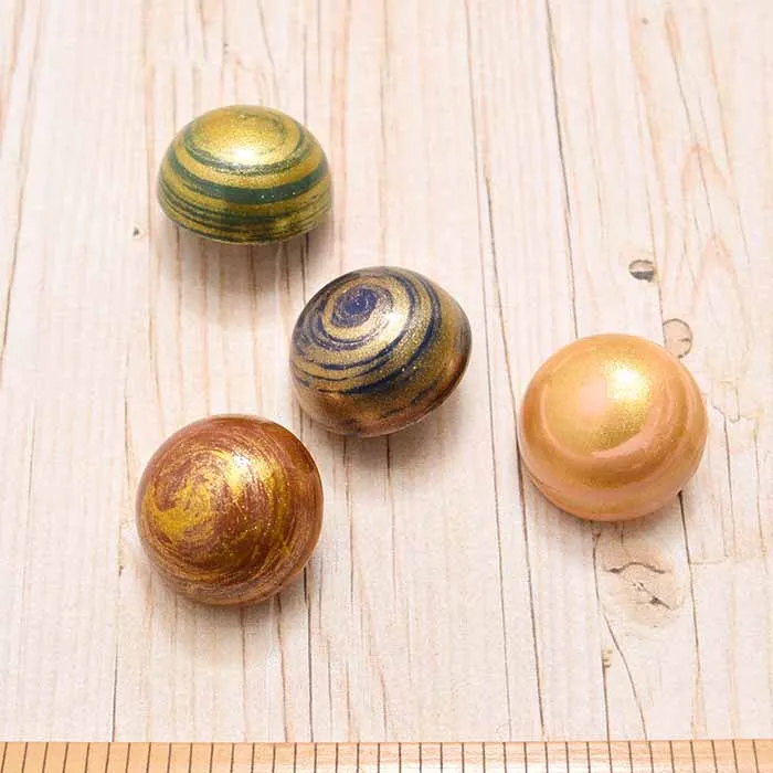 マーブルサークルボタン 20mm