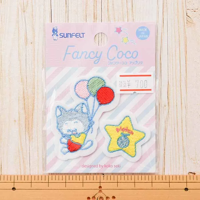 アイロン接着ワッペン Fancy Coco モモくん