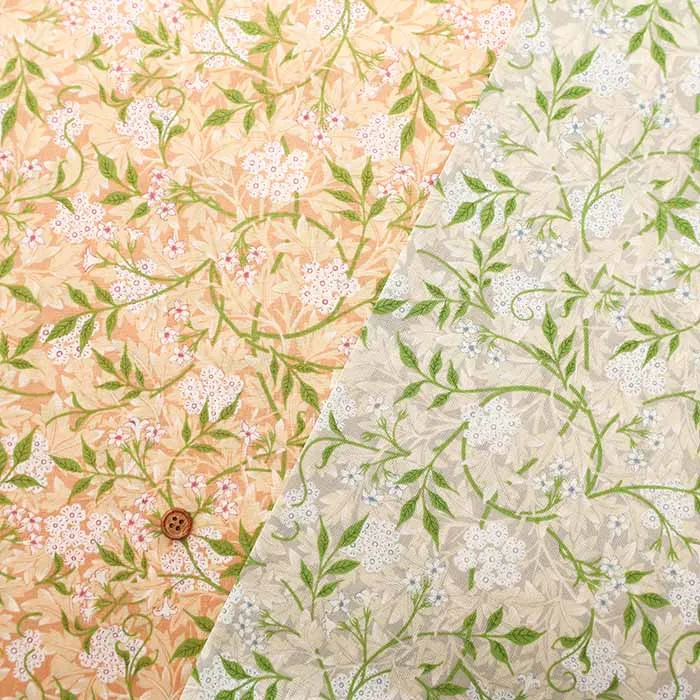 コットンプリント生地 V&A William Morris Jasmine
