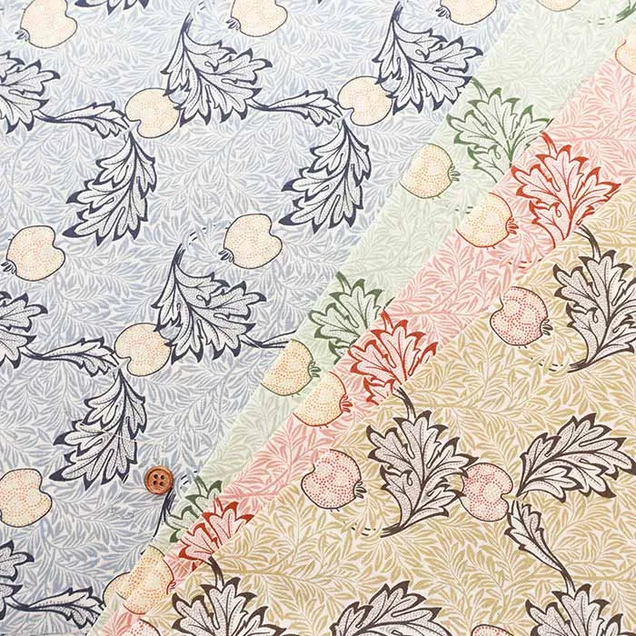 コットンプリント生地 V&A William Morris Apple